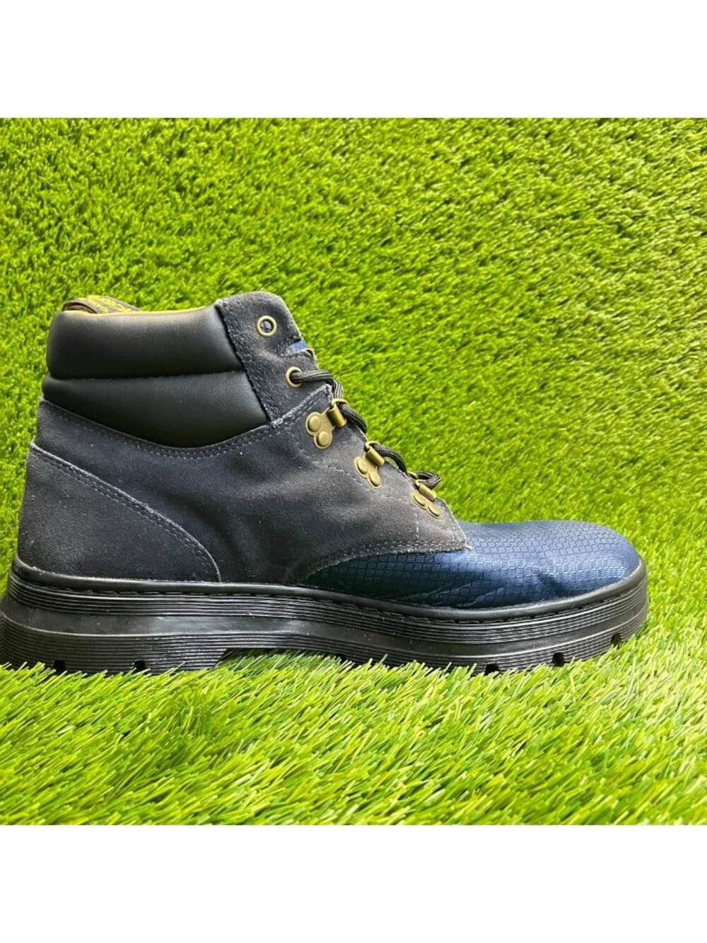 Dr. Martens Rakim Utility Mens Size 12 Blue Black Classic Outdoor Chukka Boots
